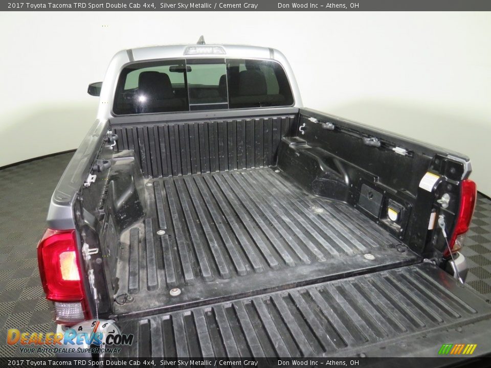2017 Toyota Tacoma TRD Sport Double Cab 4x4 Silver Sky Metallic / Cement Gray Photo #12