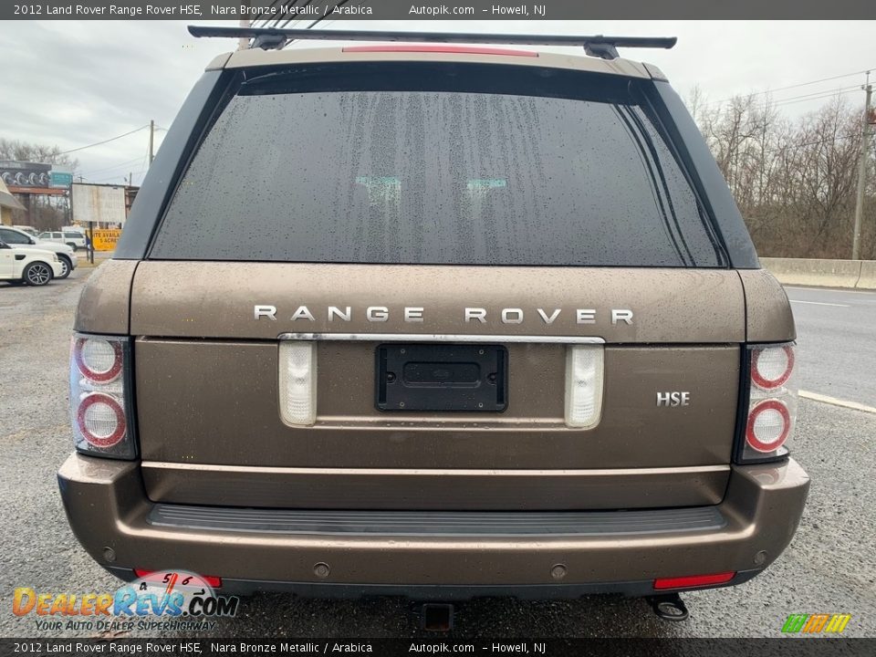 2012 Land Rover Range Rover HSE Nara Bronze Metallic / Arabica Photo #4