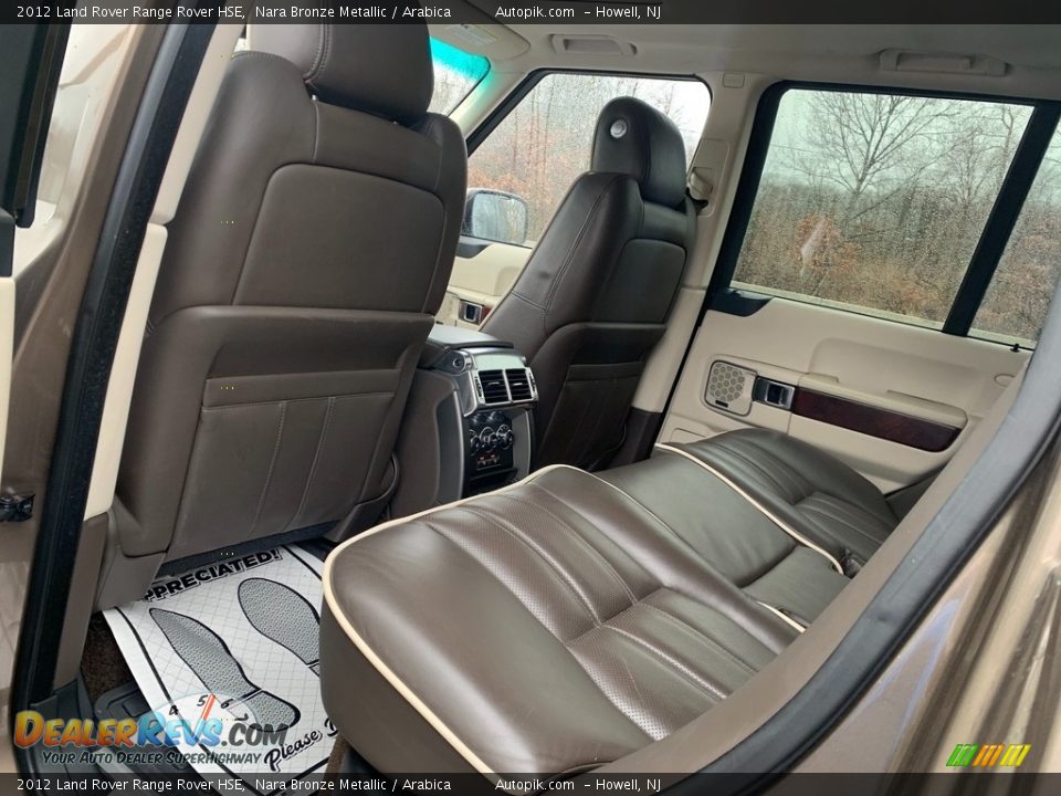 Rear Seat of 2012 Land Rover Range Rover HSE Photo #11