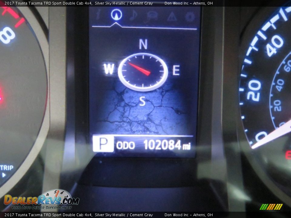 2017 Toyota Tacoma TRD Sport Double Cab 4x4 Silver Sky Metallic / Cement Gray Photo #27