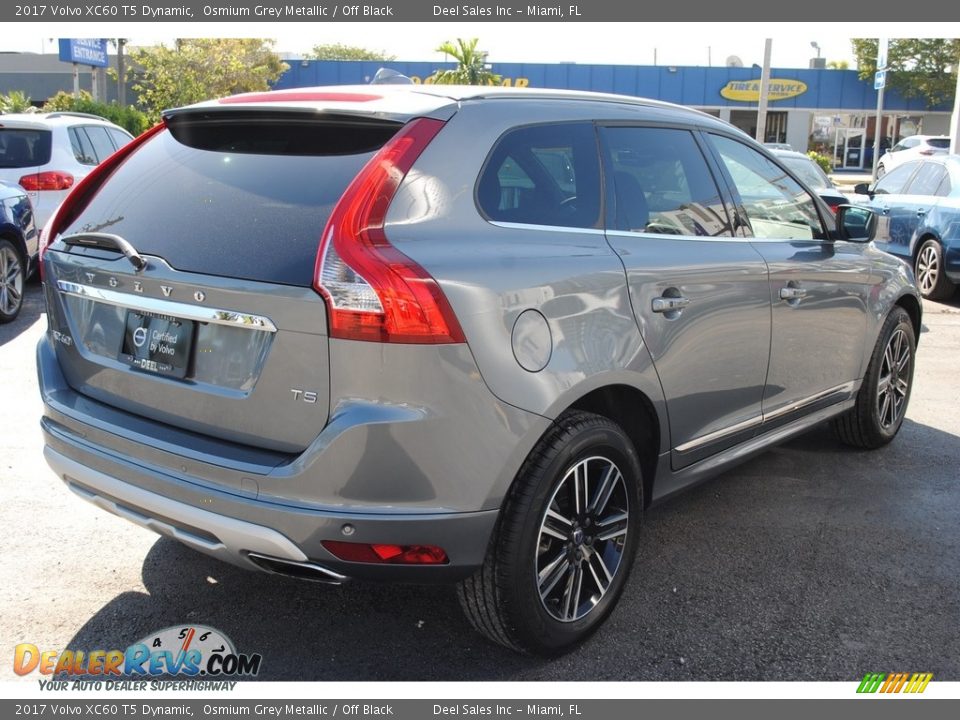 2017 Volvo XC60 T5 Dynamic Osmium Grey Metallic / Off Black Photo #9