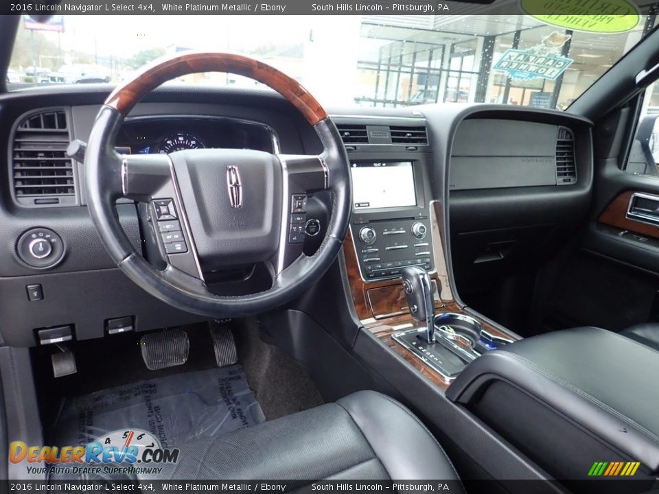 Ebony Interior - 2016 Lincoln Navigator L Select 4x4 Photo #18