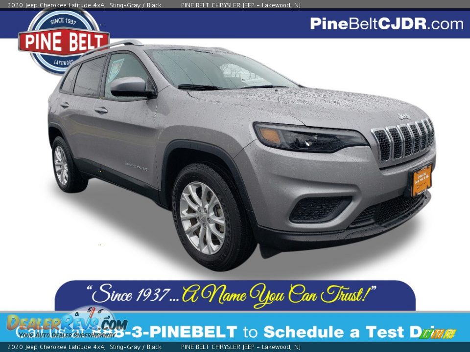 2020 Jeep Cherokee Latitude 4x4 Sting-Gray / Black Photo #1