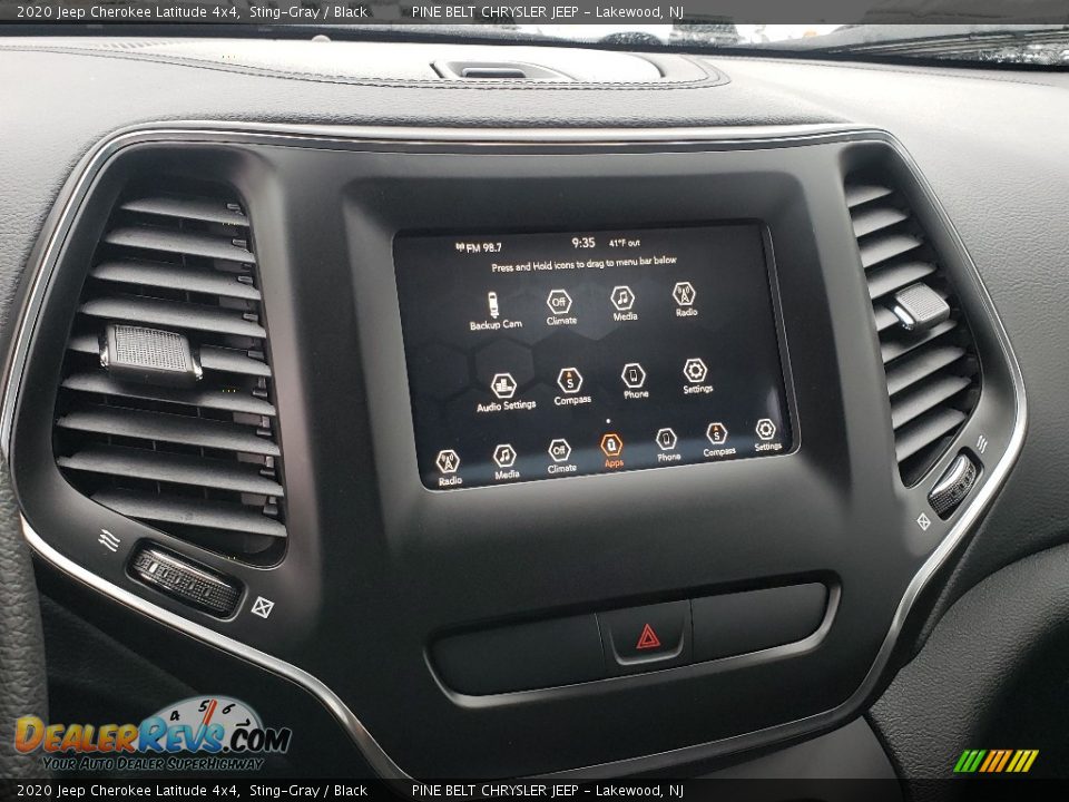 2020 Jeep Cherokee Latitude 4x4 Sting-Gray / Black Photo #4