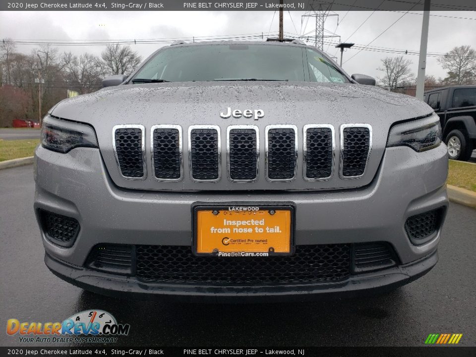 2020 Jeep Cherokee Latitude 4x4 Sting-Gray / Black Photo #16