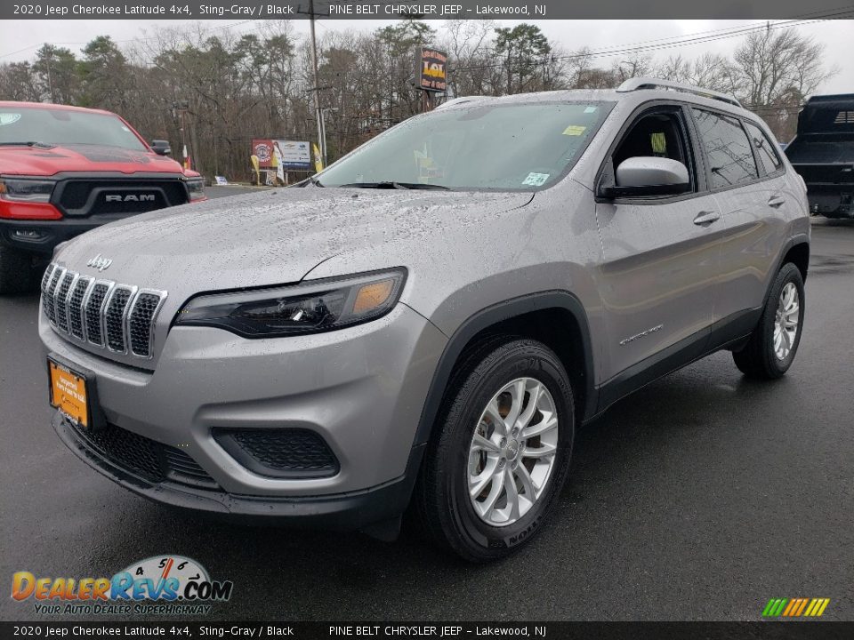 2020 Jeep Cherokee Latitude 4x4 Sting-Gray / Black Photo #17