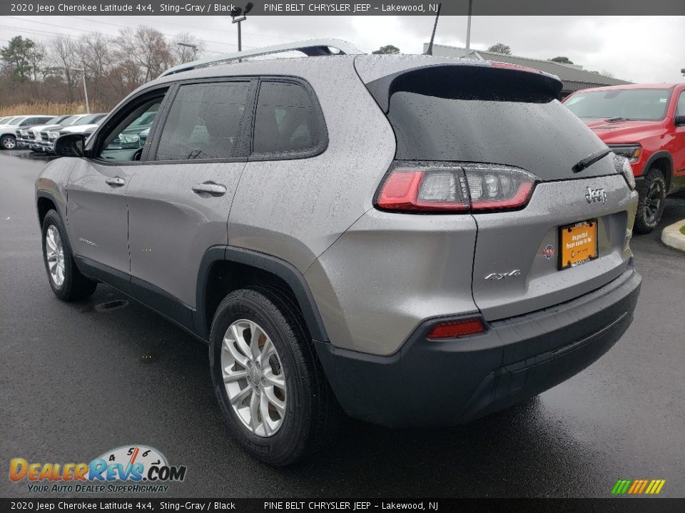 2020 Jeep Cherokee Latitude 4x4 Sting-Gray / Black Photo #19