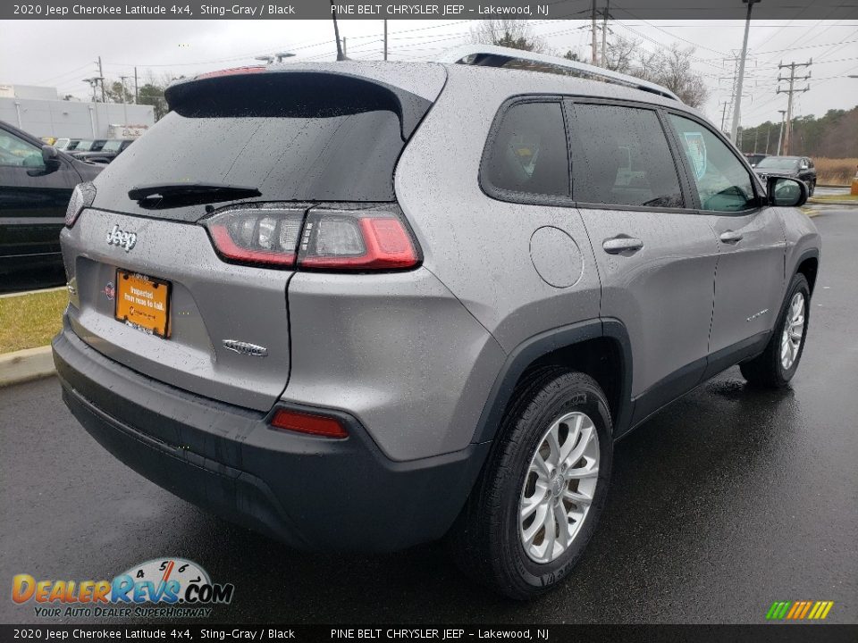 2020 Jeep Cherokee Latitude 4x4 Sting-Gray / Black Photo #21