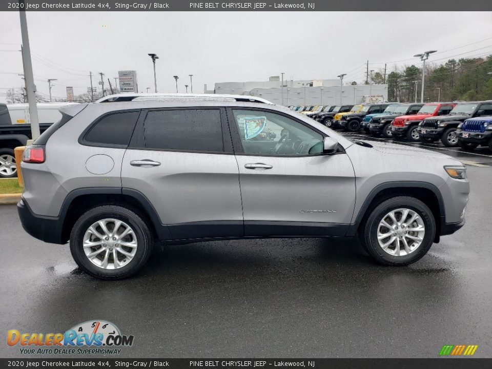 2020 Jeep Cherokee Latitude 4x4 Sting-Gray / Black Photo #22