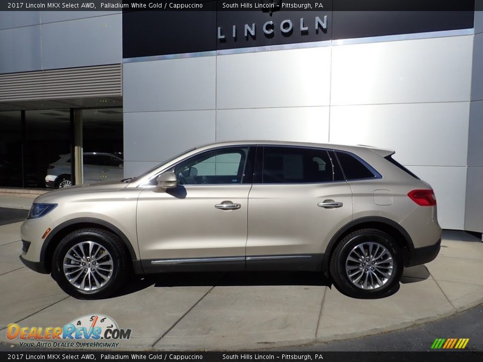 Palladium White Gold 2017 Lincoln MKX Select AWD Photo #2