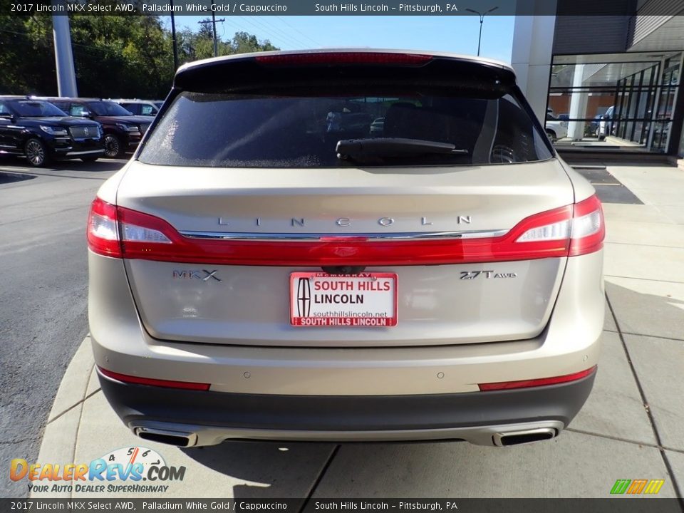 2017 Lincoln MKX Select AWD Palladium White Gold / Cappuccino Photo #4