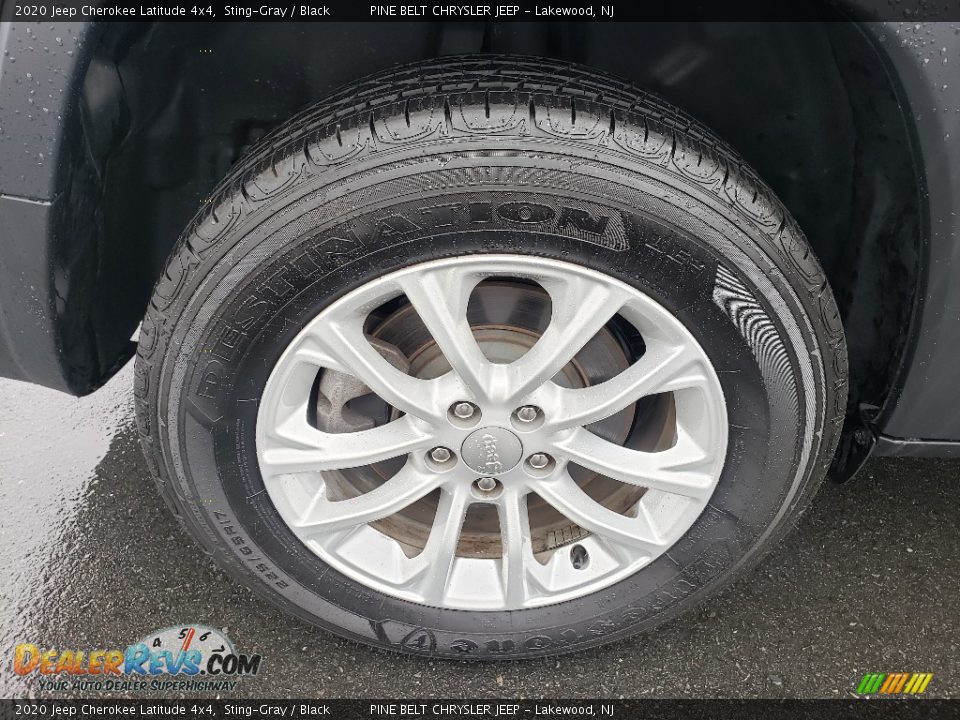 2020 Jeep Cherokee Latitude 4x4 Sting-Gray / Black Photo #27