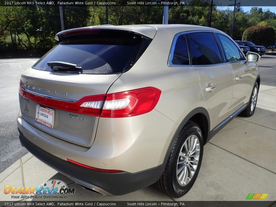 2017 Lincoln MKX Select AWD Palladium White Gold / Cappuccino Photo #6