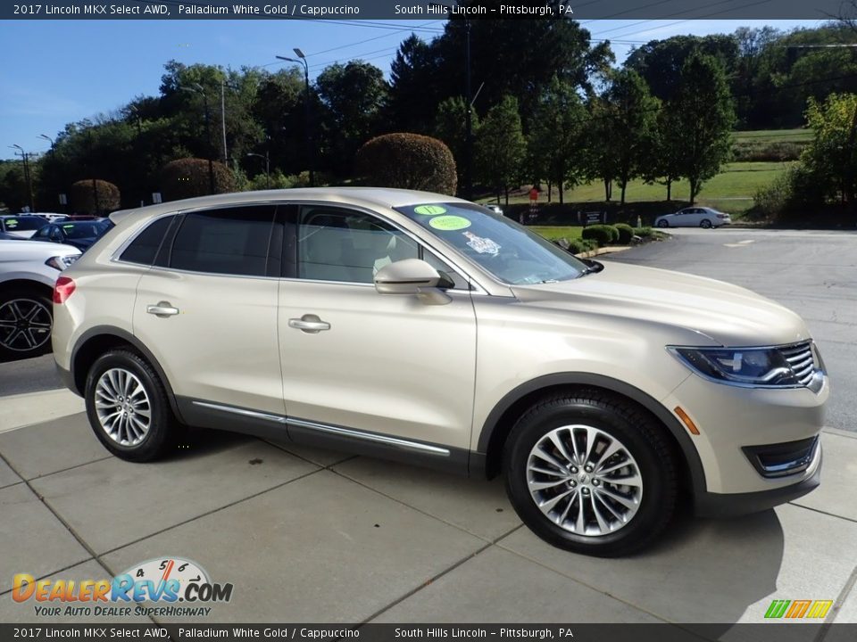 Palladium White Gold 2017 Lincoln MKX Select AWD Photo #7