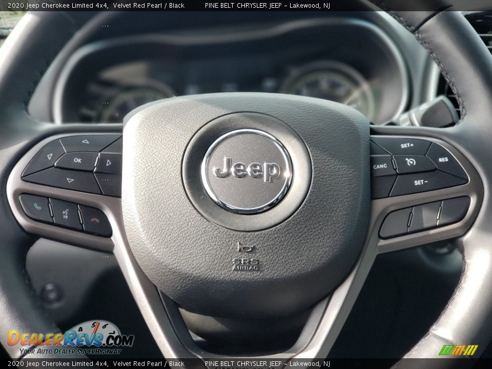 2020 Jeep Cherokee Limited 4x4 Velvet Red Pearl / Black Photo #12