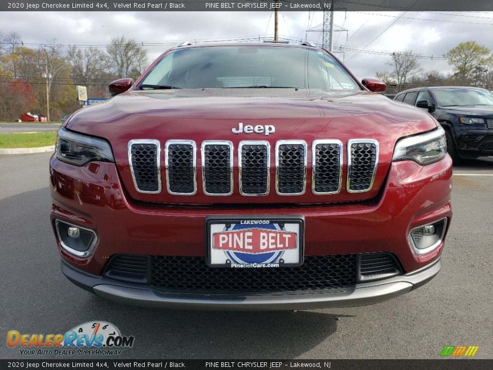 2020 Jeep Cherokee Limited 4x4 Velvet Red Pearl / Black Photo #17