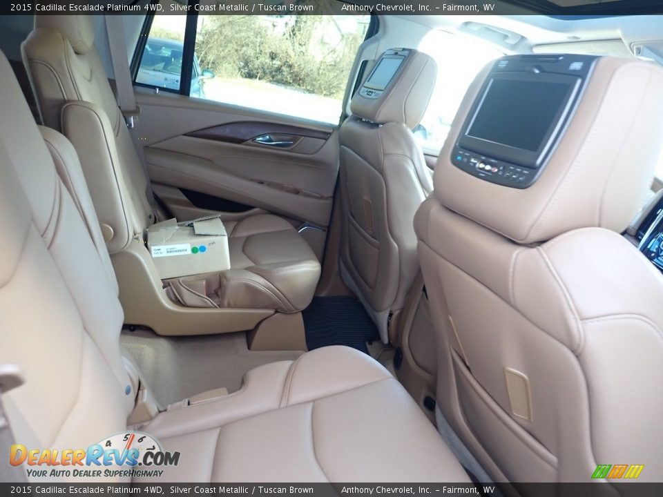 2015 Cadillac Escalade Platinum 4WD Silver Coast Metallic / Tuscan Brown Photo #8