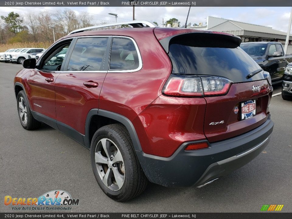 2020 Jeep Cherokee Limited 4x4 Velvet Red Pearl / Black Photo #20