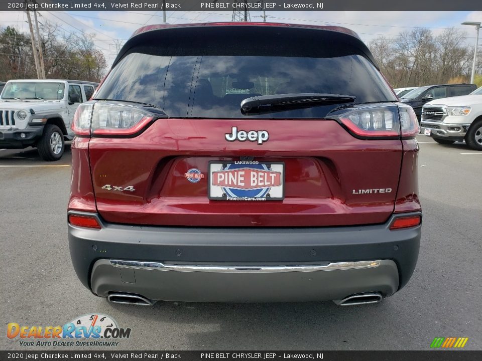 2020 Jeep Cherokee Limited 4x4 Velvet Red Pearl / Black Photo #21