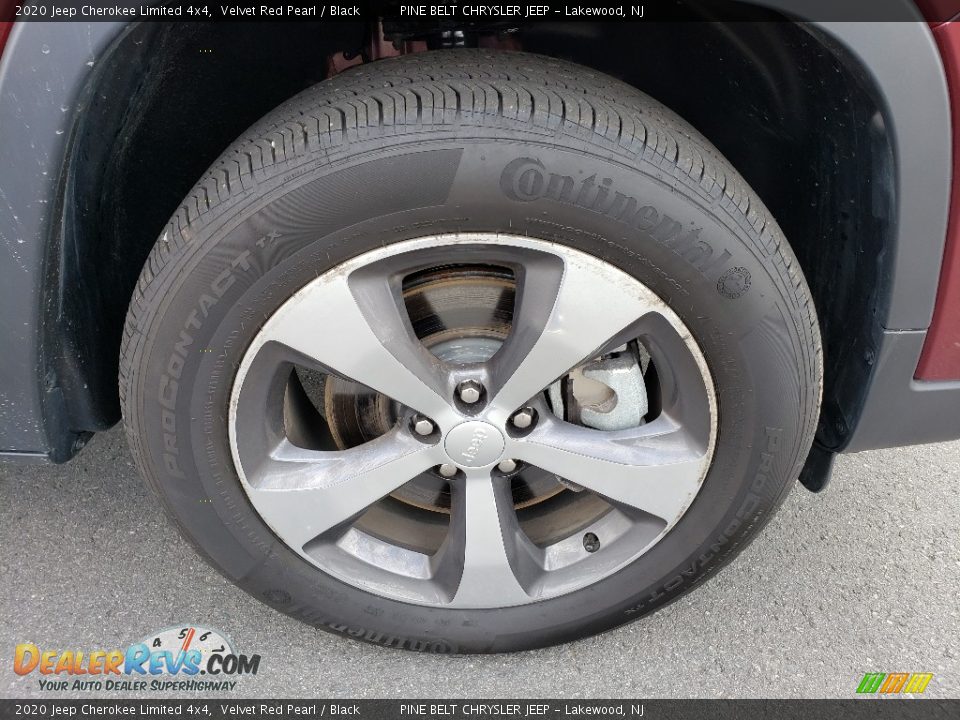 2020 Jeep Cherokee Limited 4x4 Velvet Red Pearl / Black Photo #24