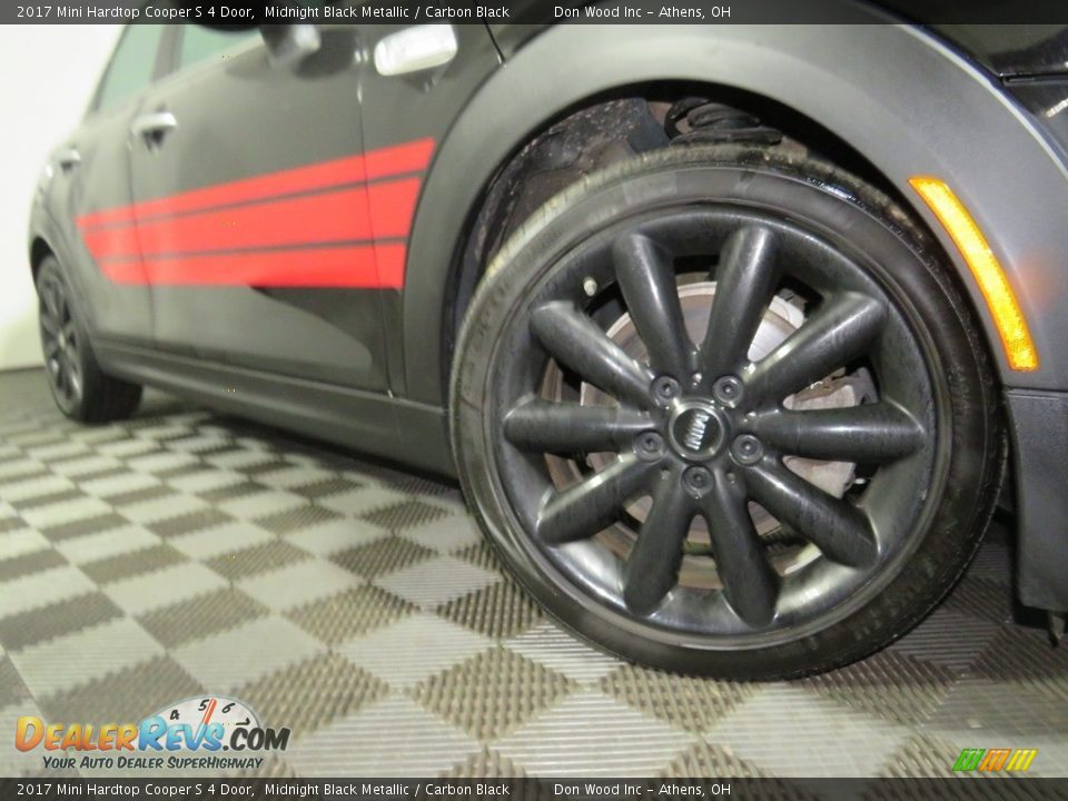 2017 Mini Hardtop Cooper S 4 Door Midnight Black Metallic / Carbon Black Photo #3