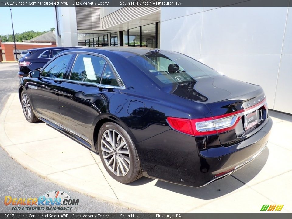 2017 Lincoln Continental Select AWD Black Velvet / Ebony Photo #3