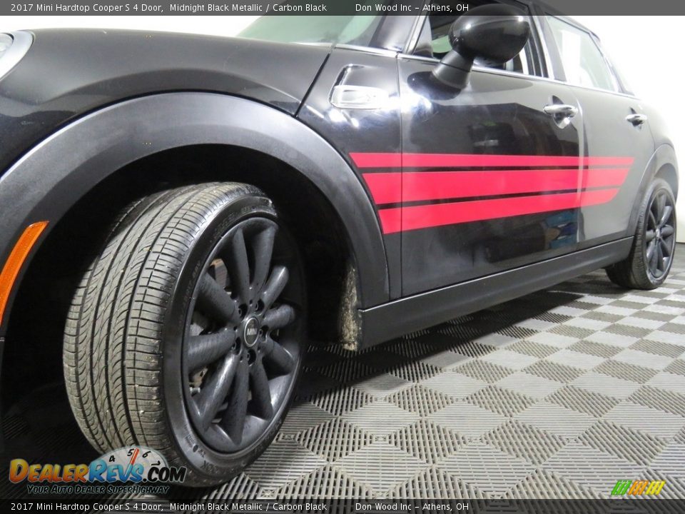 2017 Mini Hardtop Cooper S 4 Door Midnight Black Metallic / Carbon Black Photo #8
