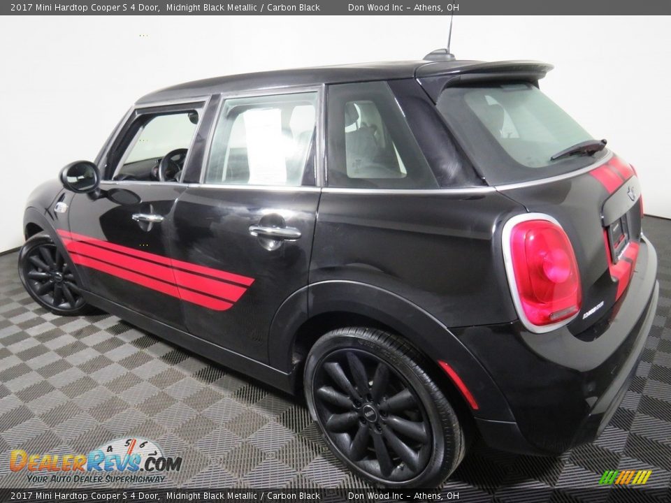 2017 Mini Hardtop Cooper S 4 Door Midnight Black Metallic / Carbon Black Photo #9