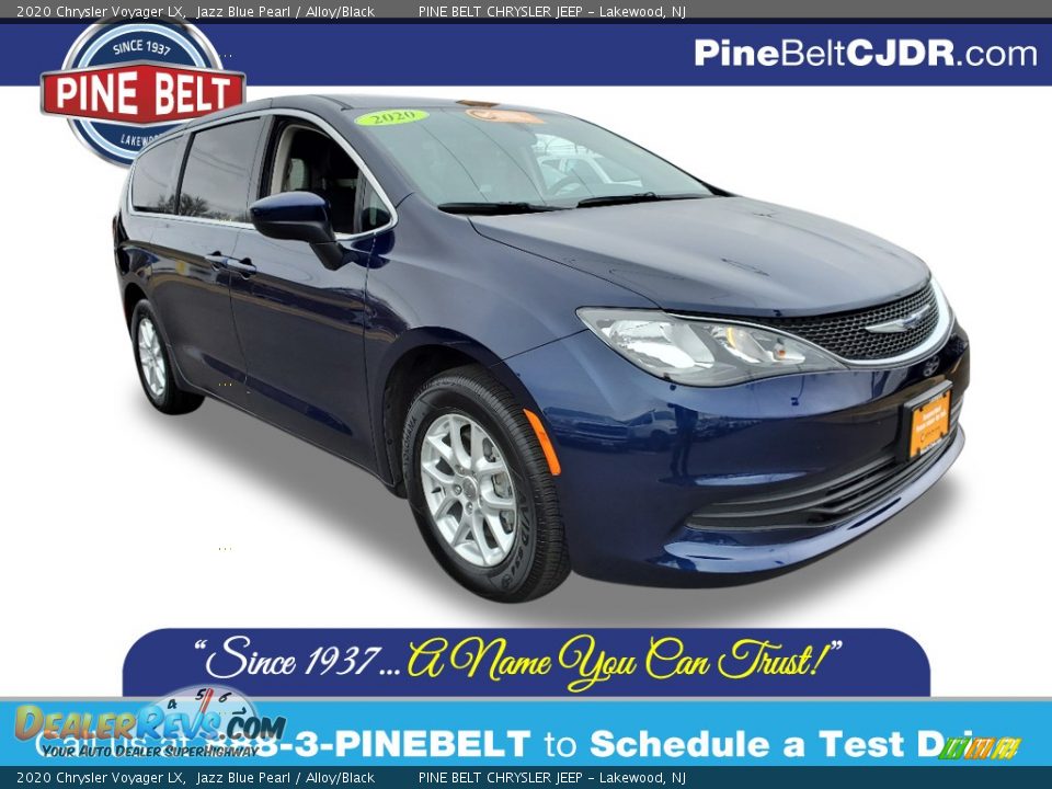 2020 Chrysler Voyager LX Jazz Blue Pearl / Alloy/Black Photo #1