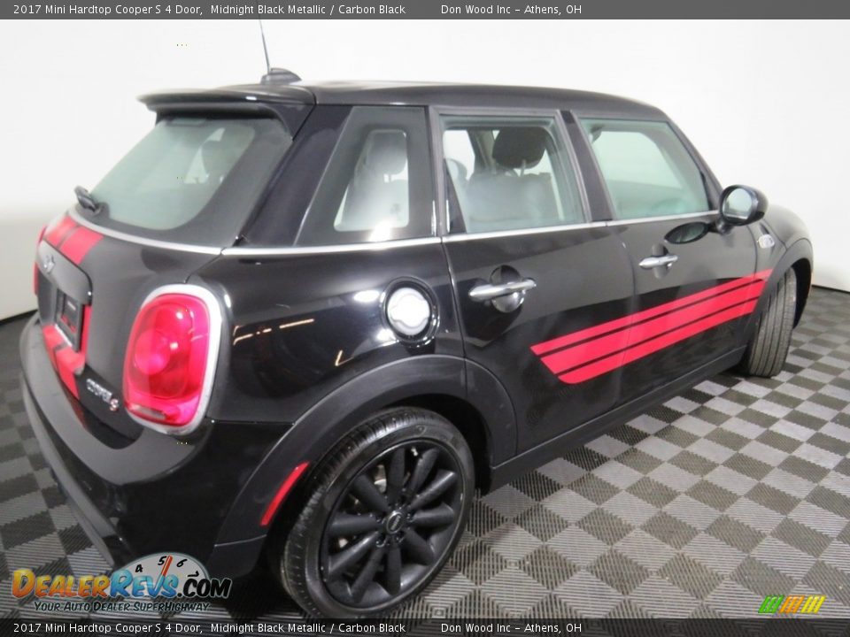 2017 Mini Hardtop Cooper S 4 Door Midnight Black Metallic / Carbon Black Photo #15