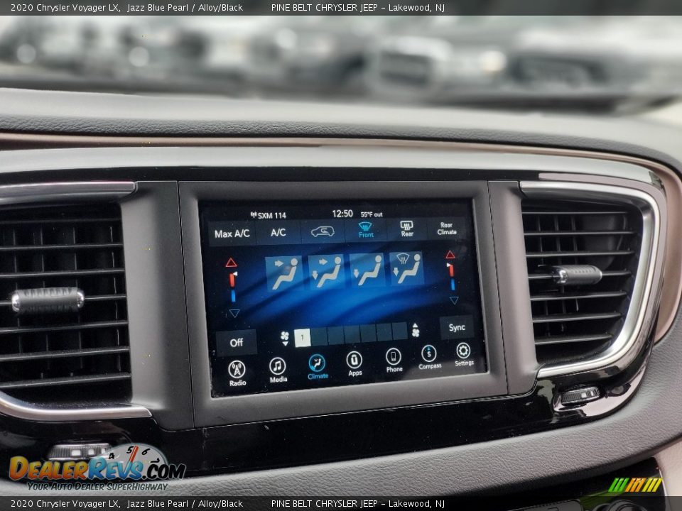 2020 Chrysler Voyager LX Jazz Blue Pearl / Alloy/Black Photo #8