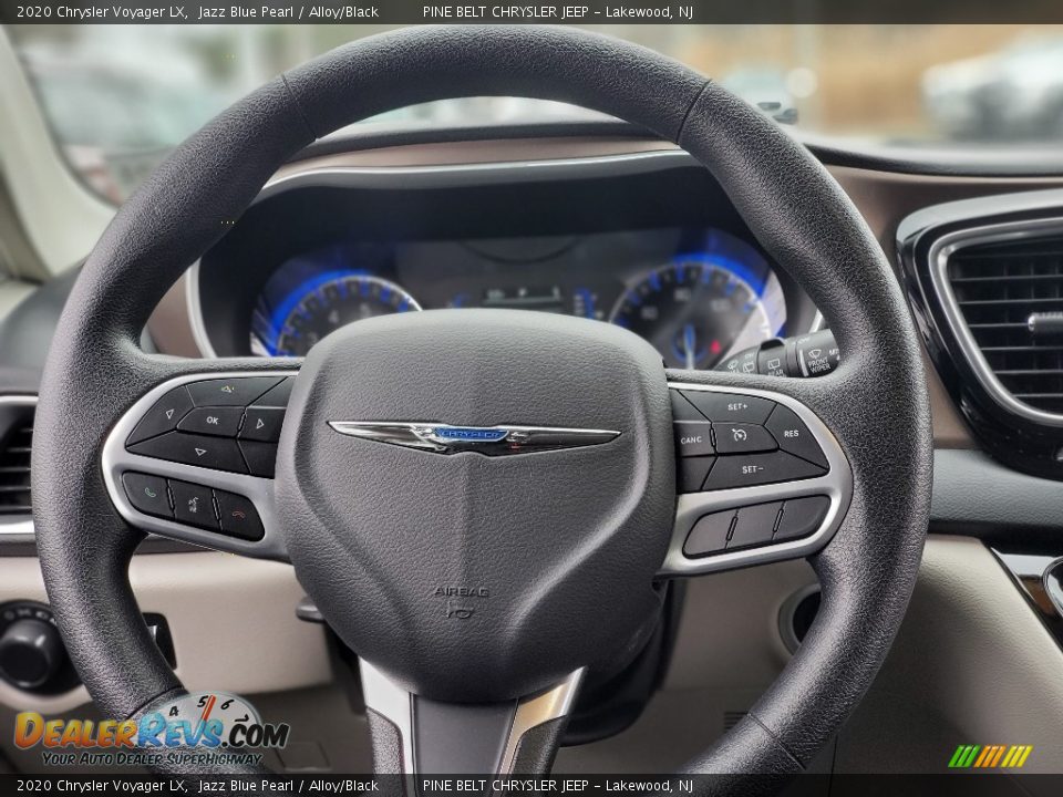 2020 Chrysler Voyager LX Jazz Blue Pearl / Alloy/Black Photo #12