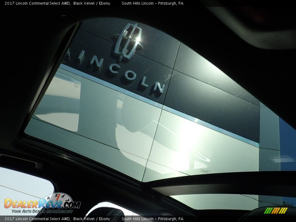 2017 Lincoln Continental Select AWD Black Velvet / Ebony Photo #19