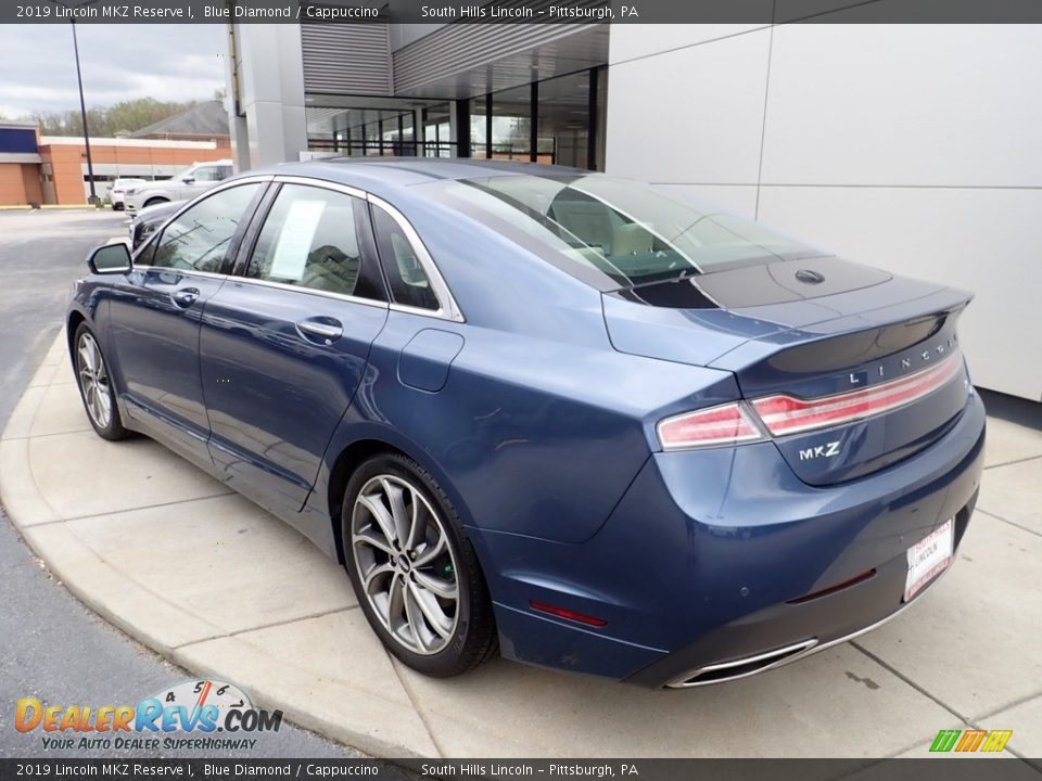 2019 Lincoln MKZ Reserve I Blue Diamond / Cappuccino Photo #3