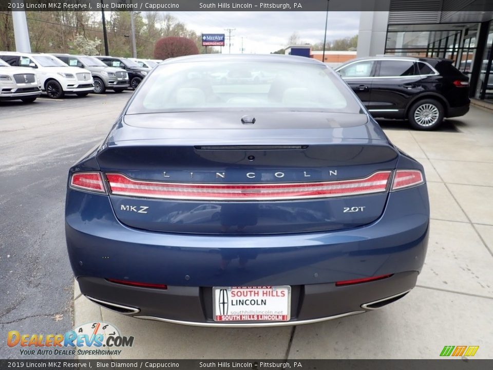 2019 Lincoln MKZ Reserve I Blue Diamond / Cappuccino Photo #4