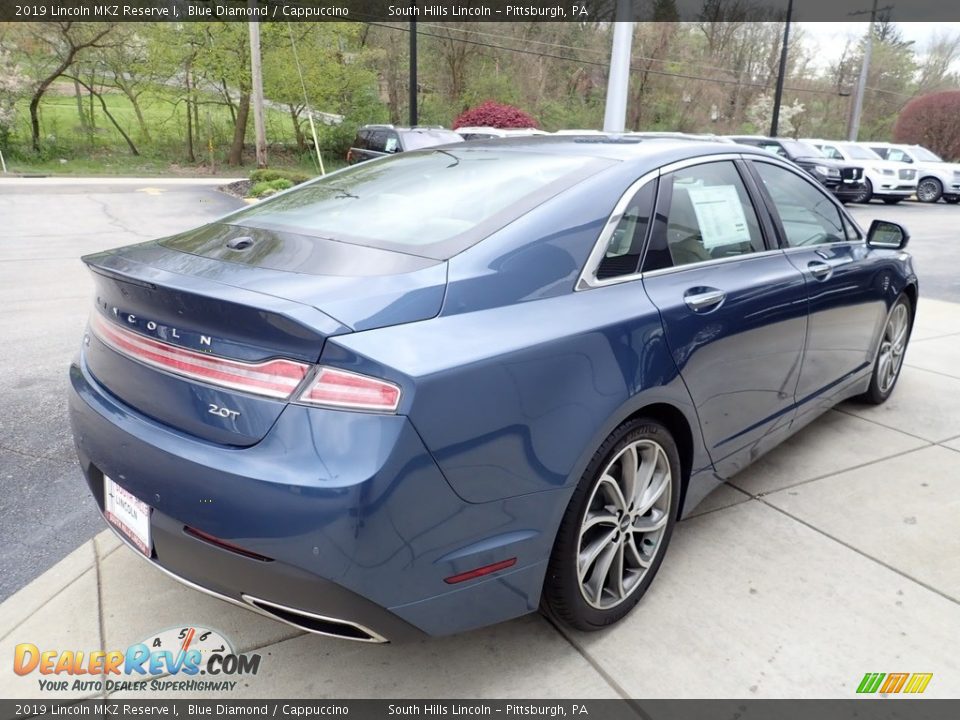 2019 Lincoln MKZ Reserve I Blue Diamond / Cappuccino Photo #6