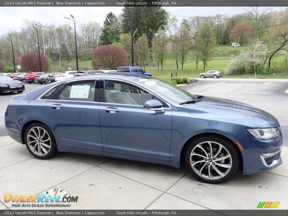 2019 Lincoln MKZ Reserve I Blue Diamond / Cappuccino Photo #7