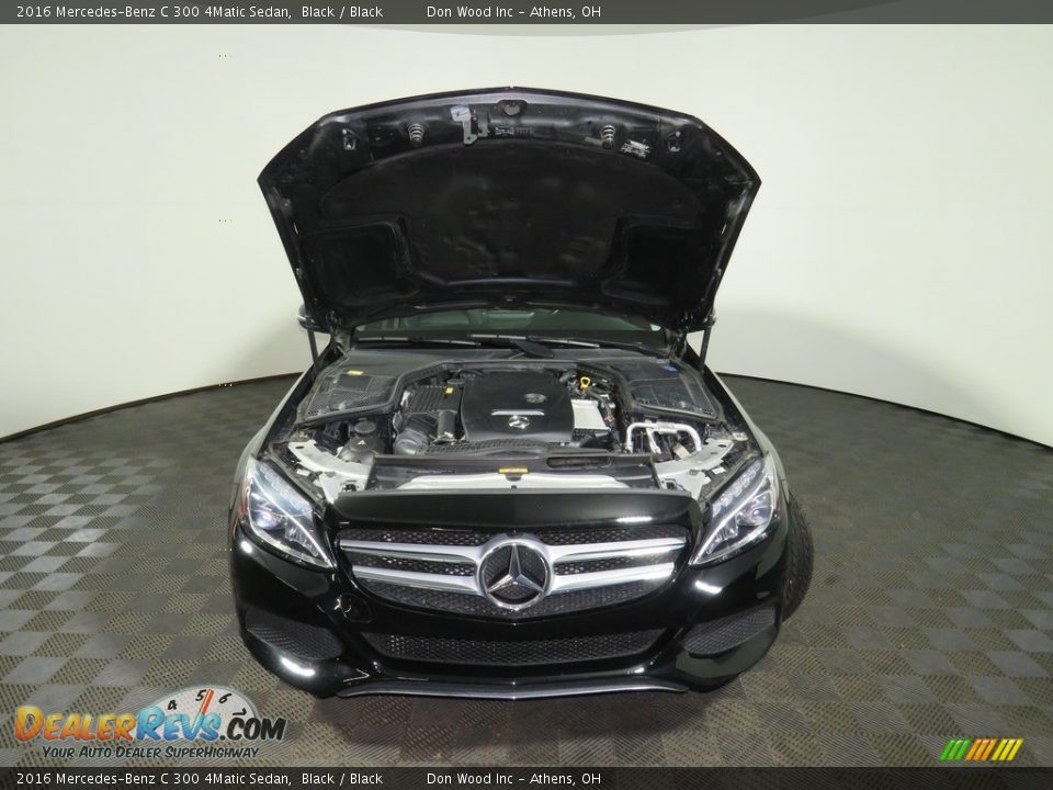 2016 Mercedes-Benz C 300 4Matic Sedan Black / Black Photo #5