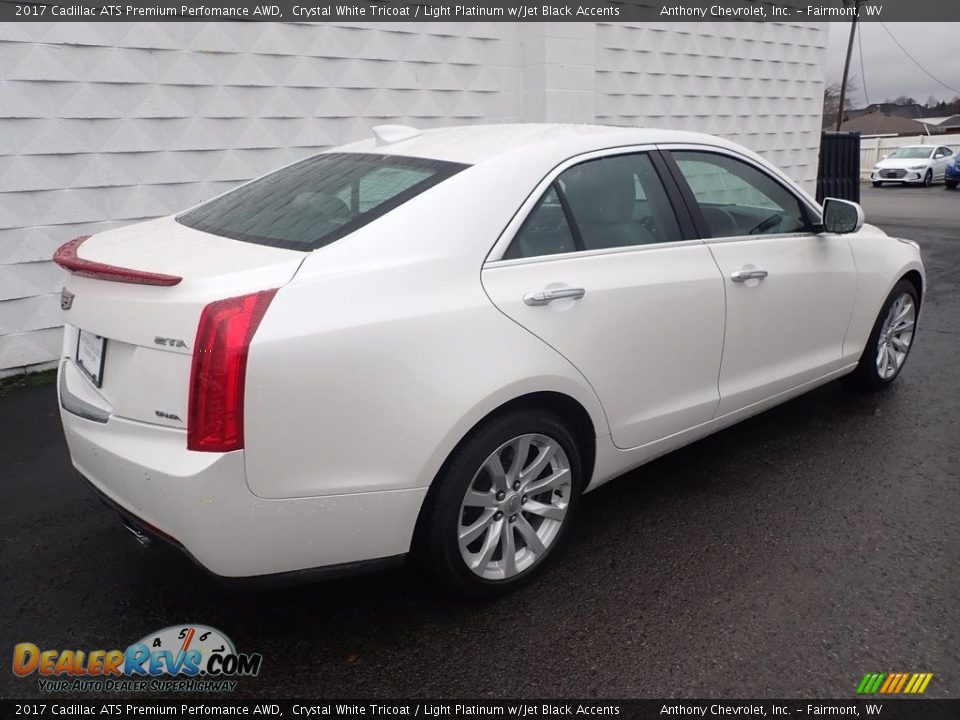 Crystal White Tricoat 2017 Cadillac ATS Premium Perfomance AWD Photo #4