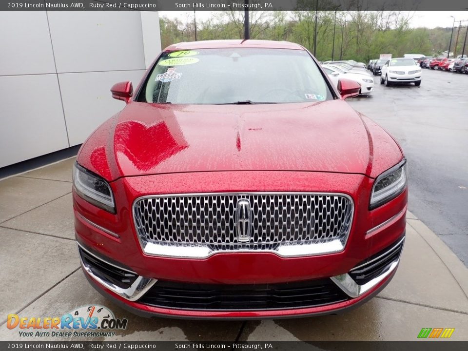 2019 Lincoln Nautilus AWD Ruby Red / Cappuccino Photo #9