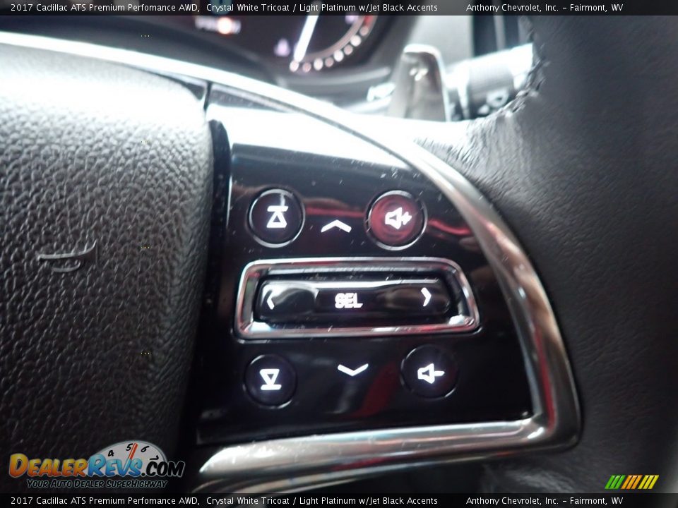 2017 Cadillac ATS Premium Perfomance AWD Steering Wheel Photo #16