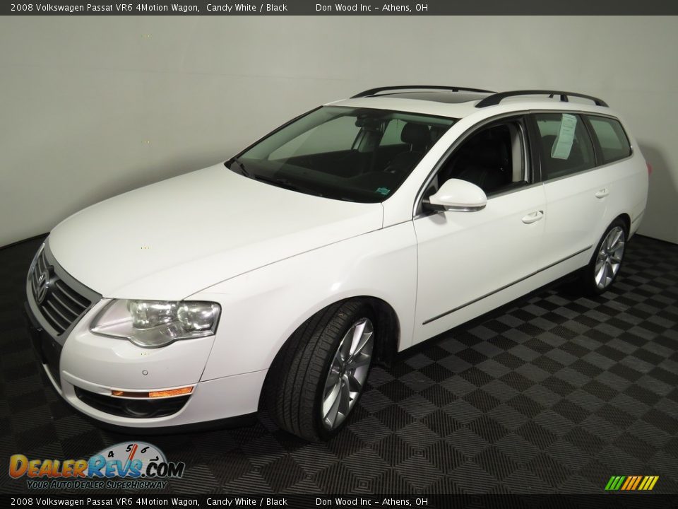 2008 Volkswagen Passat VR6 4Motion Wagon Candy White / Black Photo #7