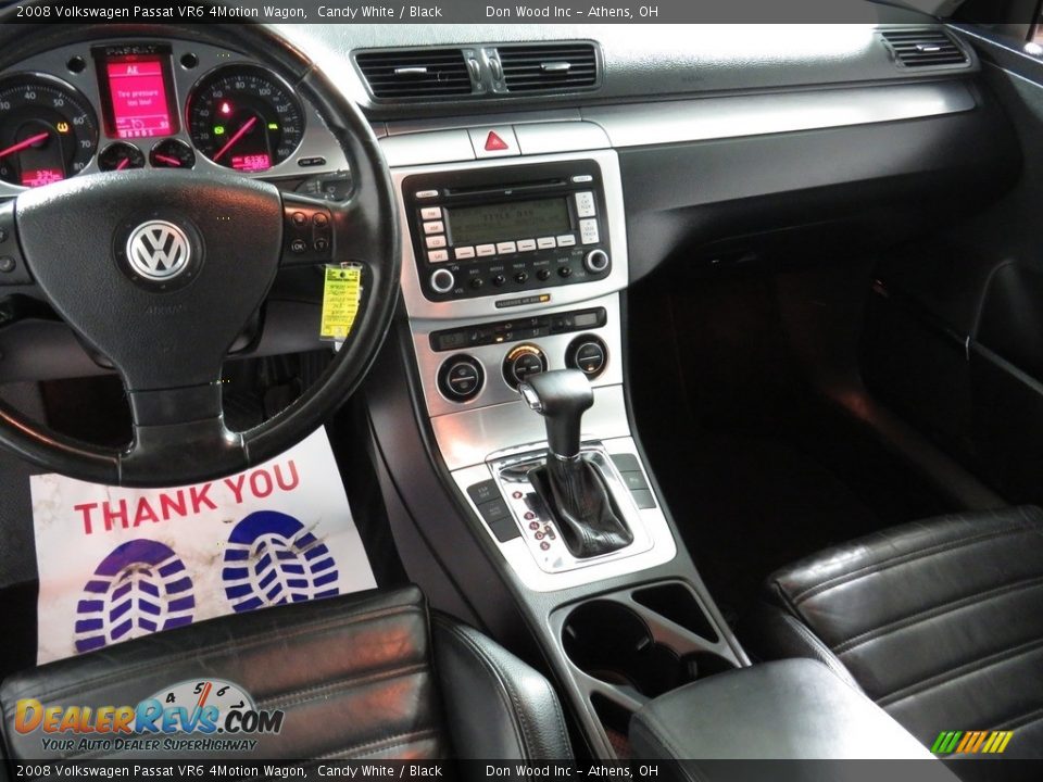 2008 Volkswagen Passat VR6 4Motion Wagon Candy White / Black Photo #31