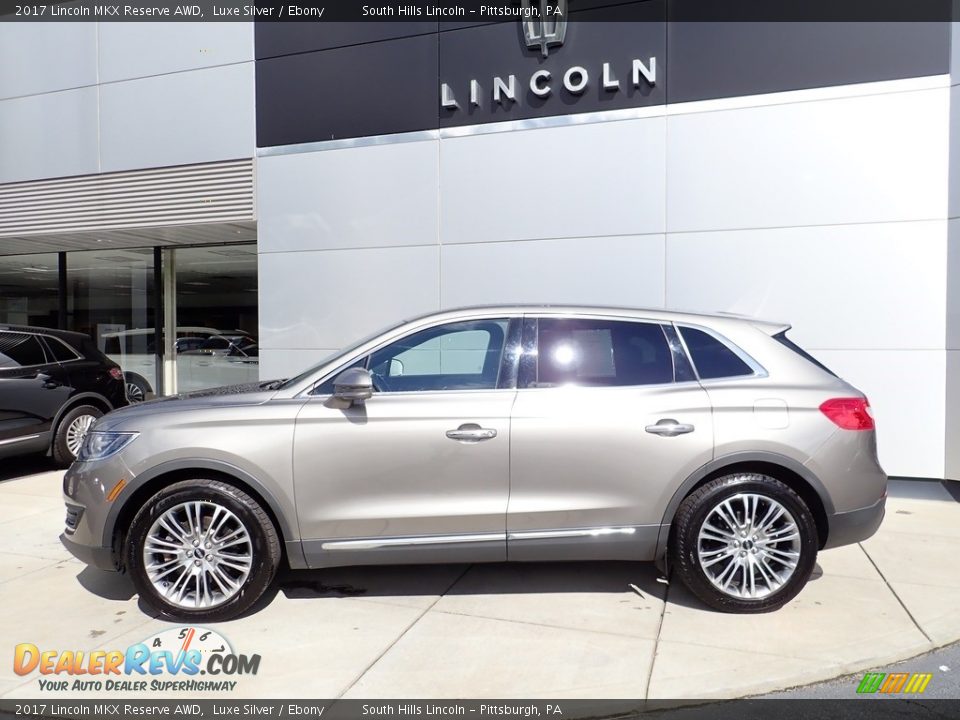 2017 Lincoln MKX Reserve AWD Luxe Silver / Ebony Photo #2