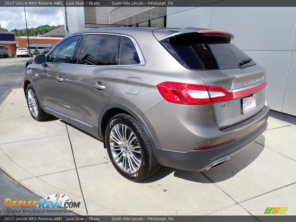 2017 Lincoln MKX Reserve AWD Luxe Silver / Ebony Photo #3
