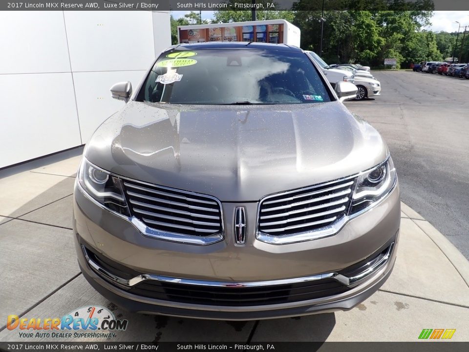 2017 Lincoln MKX Reserve AWD Luxe Silver / Ebony Photo #9