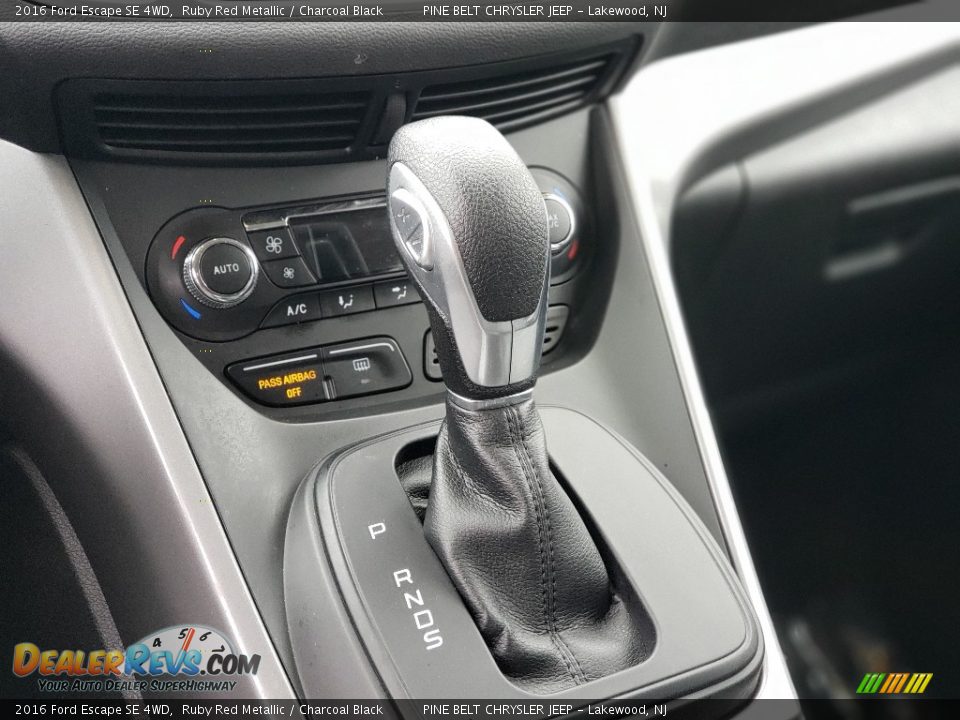 2016 Ford Escape SE 4WD Ruby Red Metallic / Charcoal Black Photo #12