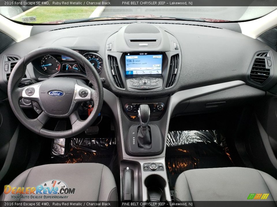 2016 Ford Escape SE 4WD Ruby Red Metallic / Charcoal Black Photo #13