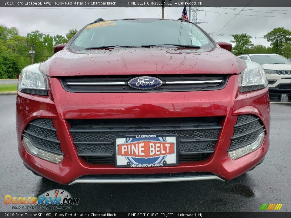 2016 Ford Escape SE 4WD Ruby Red Metallic / Charcoal Black Photo #15