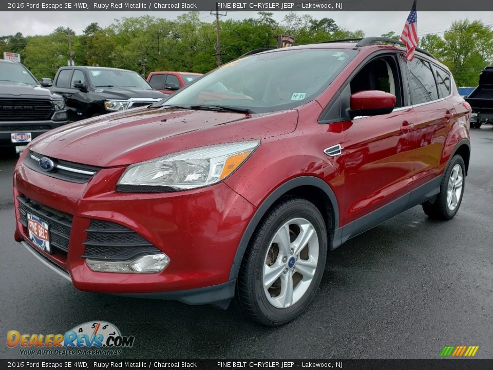 2016 Ford Escape SE 4WD Ruby Red Metallic / Charcoal Black Photo #16